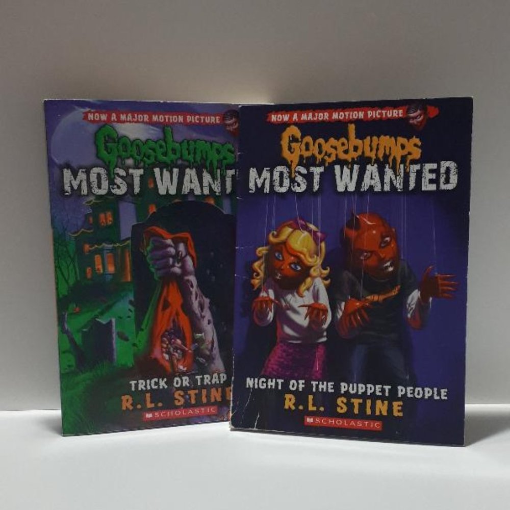 "Goosebumps Most Wanted" Set Of 2 Books